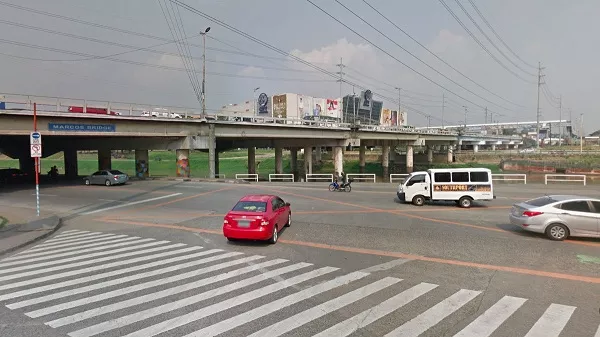 A picture of a part of the Marcos Bridge