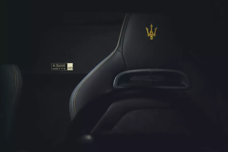 The first MC20 limited edition model Maserati MC20 interior view