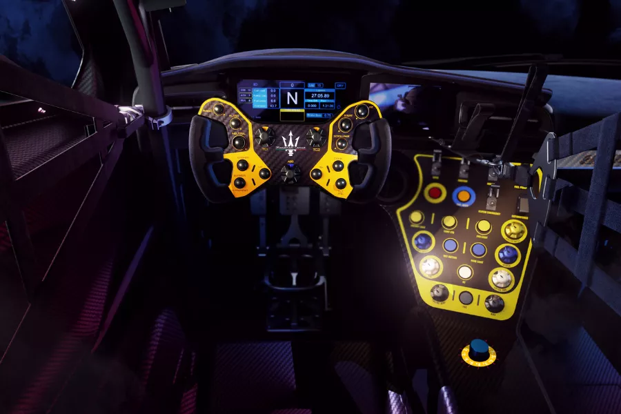 Maserati GT2 interior view