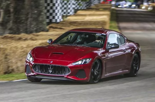 angular front of the Maserati Gran Turismo