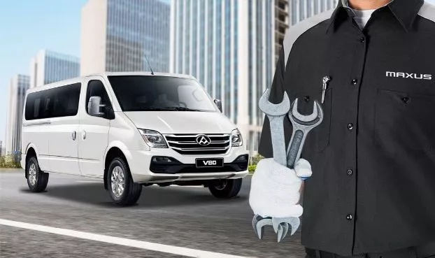 A picture of a Maxus mechanic ready to fix a Maxus vehicle