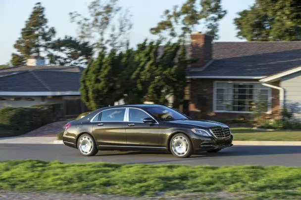 Side view of the 2018 Mercedes-Maybach S650 