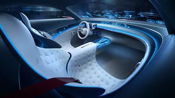 interior of the Mercedes-Maybach S600 Concept 