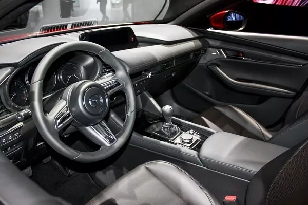 The 4th generation Mazda 3 also features technologies which make it a veritable car of the current era Mazda 3 2019 dashboard area