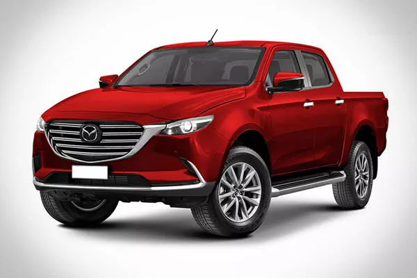 A picture of Kleber Silva's rendering of the upcoming Mazda BT-50