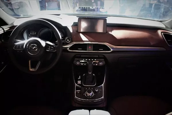The updated variant receives some new features Mazda CX-9 2019 dashboard area