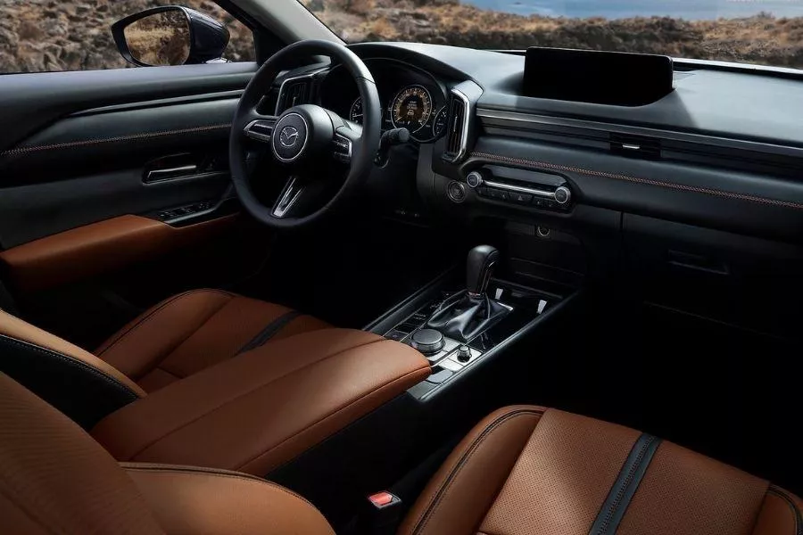 A picture of the front cabin of the CX-50