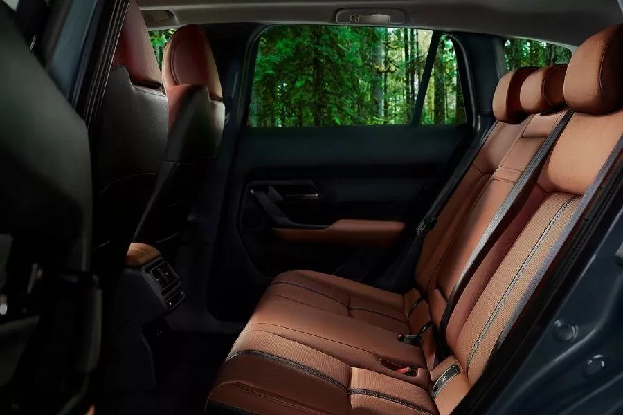 A picture of the rear seats of the CX-50