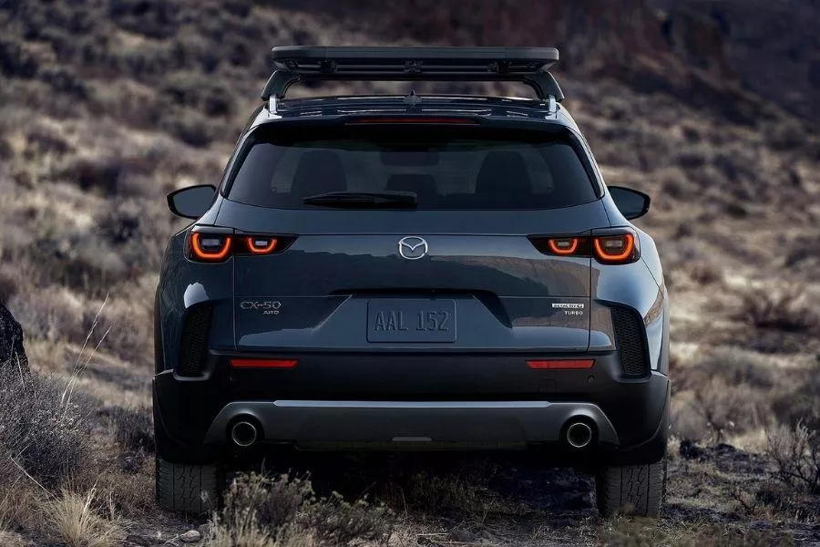 A picture of the rear of the CX-50