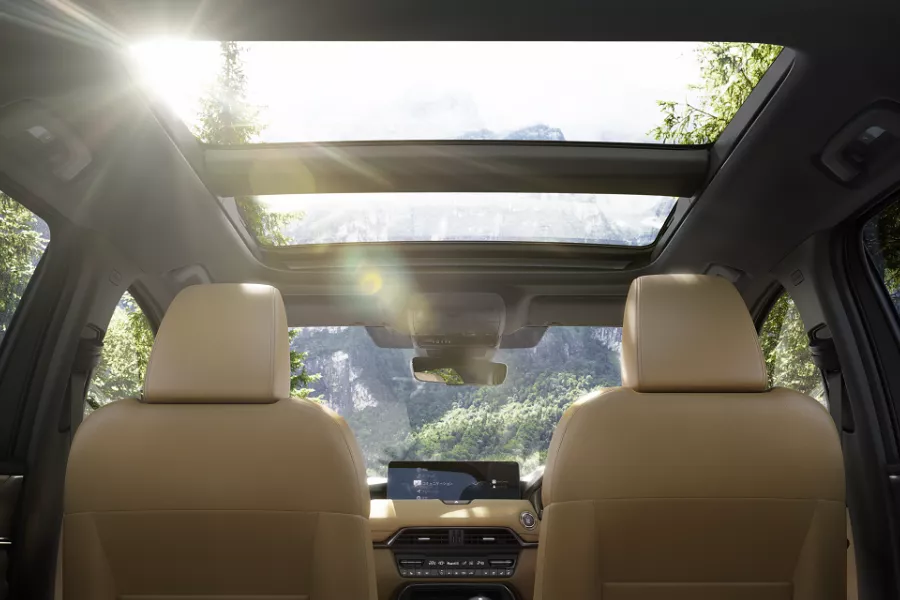 The new flagship model in the brand's Philippine lineup Mazda CX-60 interior view