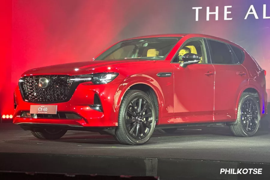 A picture of the CX-60 Diesel version.