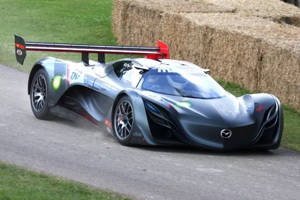 Mazda Furai on the road