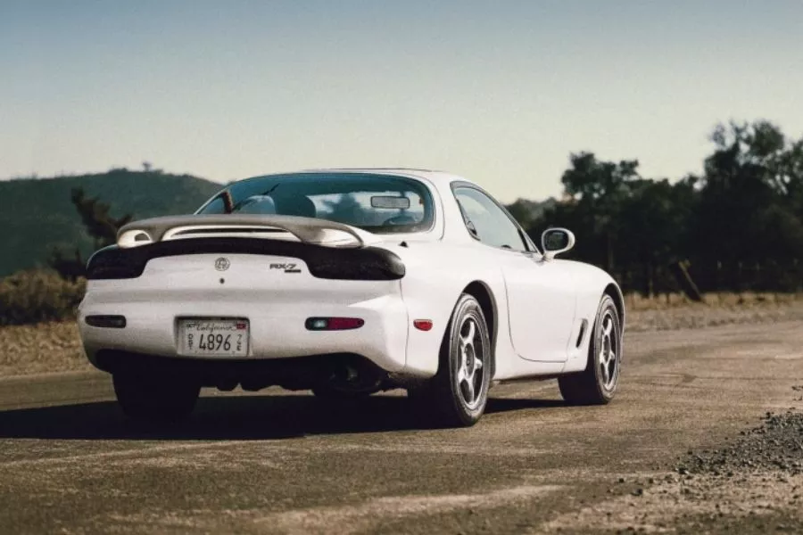 Mazda might be working on a new sports car. Hopefully, its a proper nod to the RX-7 A picture of the rear of the Mazda RX-7 FD