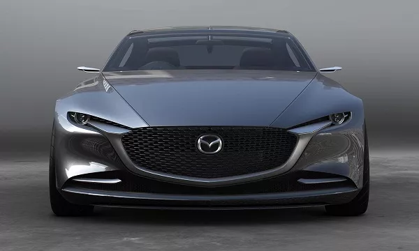 A picture of the front of the Mazda Vision Coupe