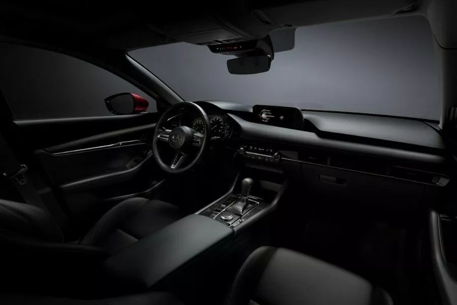 2022 Mazda3 interior view