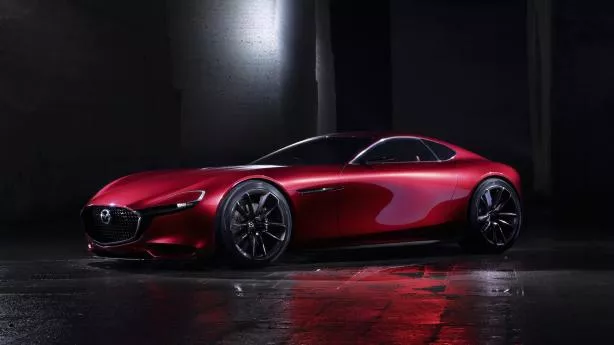 Angular front of a Mazda RX Vision Concept