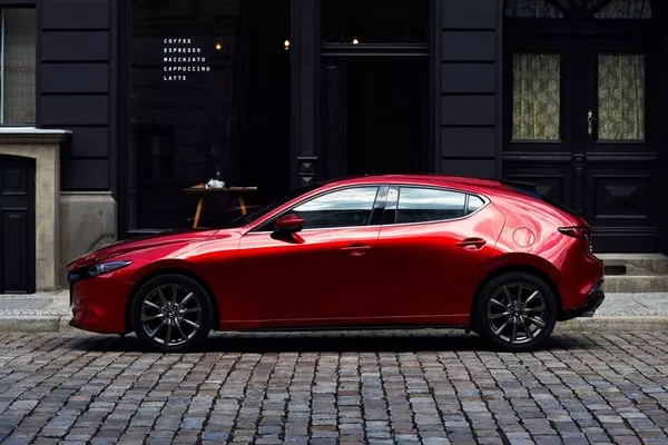 mazda 3 2019 side view