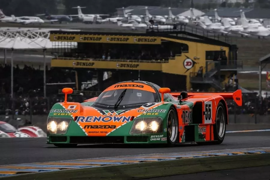 A picture of the Mazda 787B