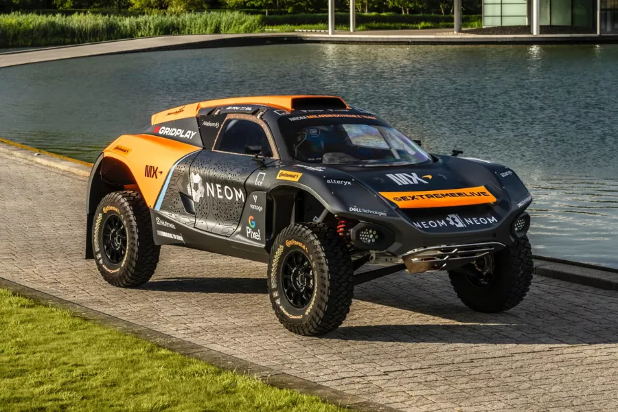 A picture of the McLaren MX Extreme E crossover