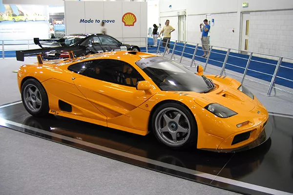 A picture of the ultra rare McLaren F1 LM
