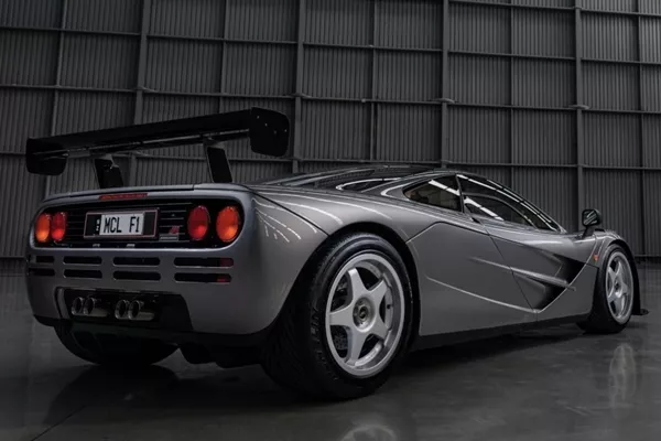 A picture of the rear of the road legal F1 LM-Spec