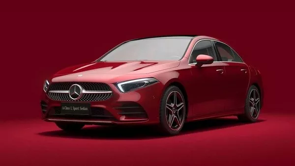 Mercedes-Benz A-Class Sedan L 2019 angular front