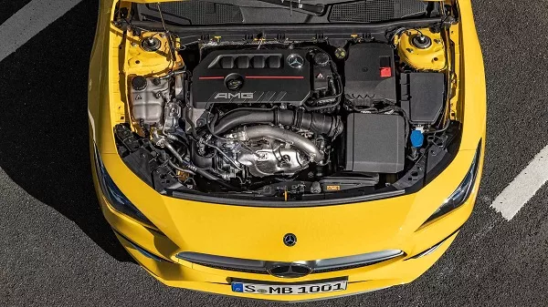 Mercedes AMG CLA 35 2020: Under the hood 