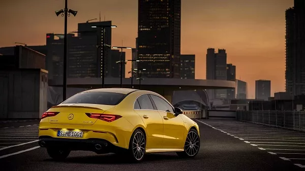 Mercedes AMG CLA 35 2020 rear view