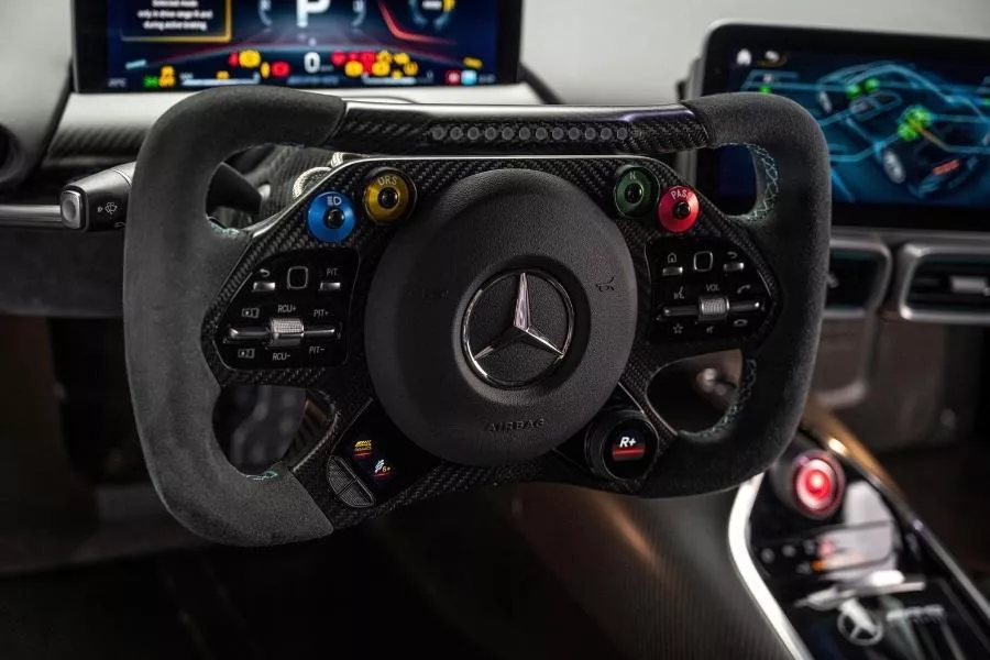 Mercedes-AMG One steering wheel