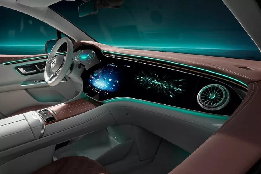 Mercedes-Benz EQE SUV interior view