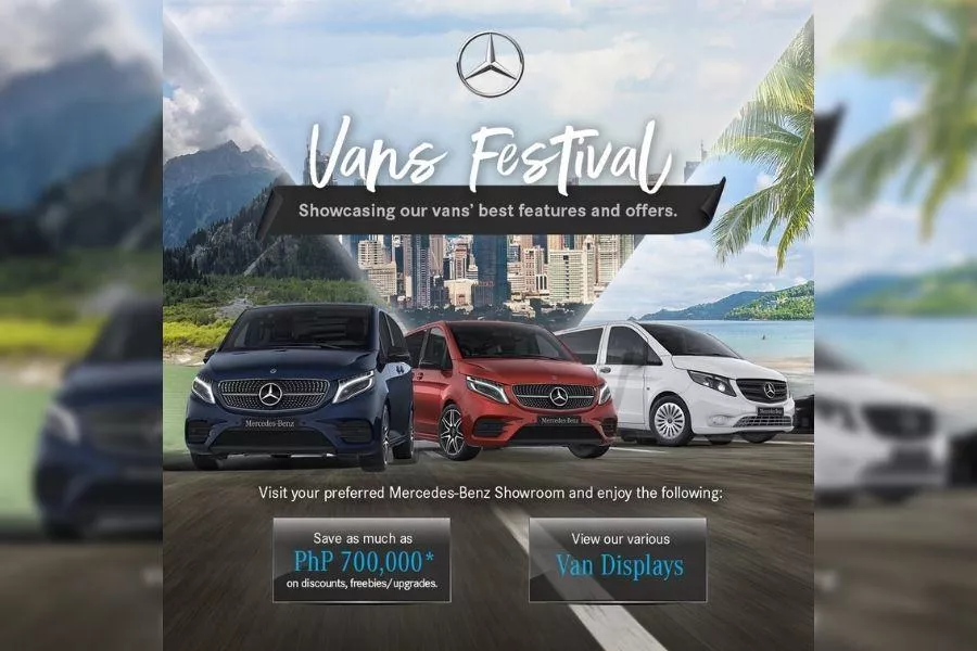 Mercedes-Benz Philippines Vans Festival November 2021 promo