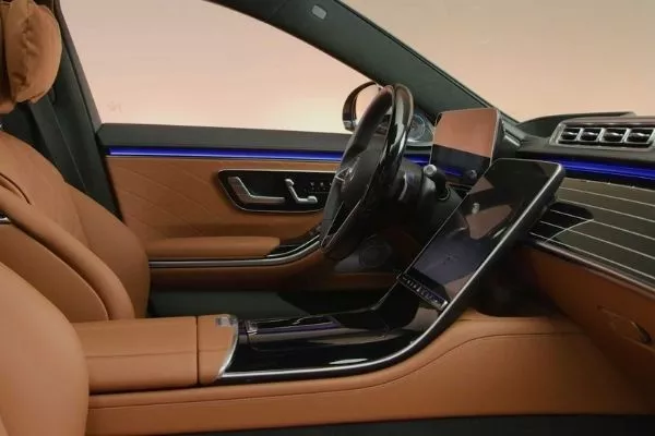 Interior view of the Mercedes-Benz S-Class