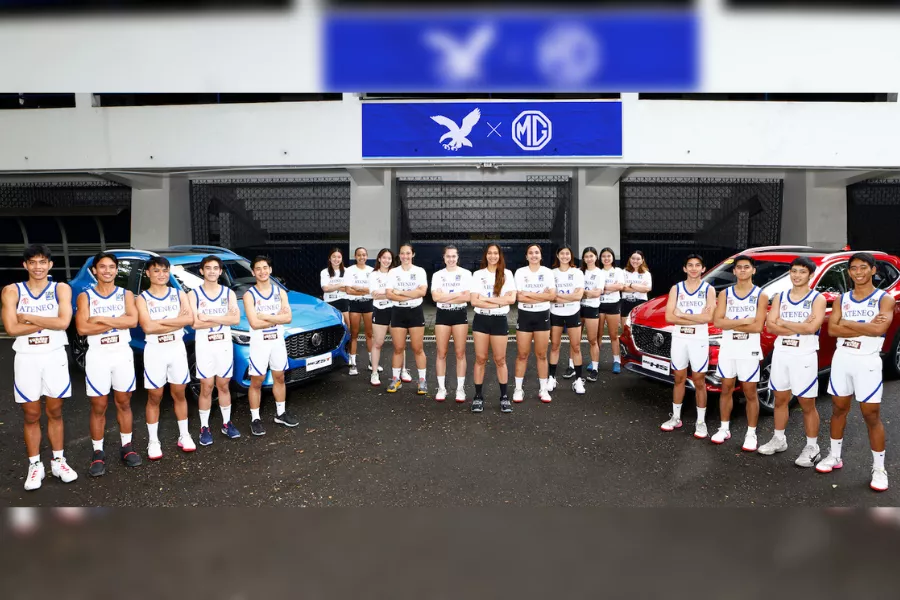 MG Philippines and Ateneo Blue Eagles collegiate volleyball teams partnership