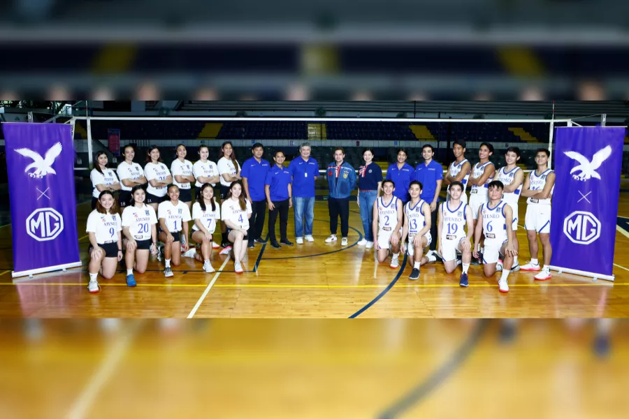 MG Philippines and Ateneo Blue Eagles collegiate volleyball teams partnership