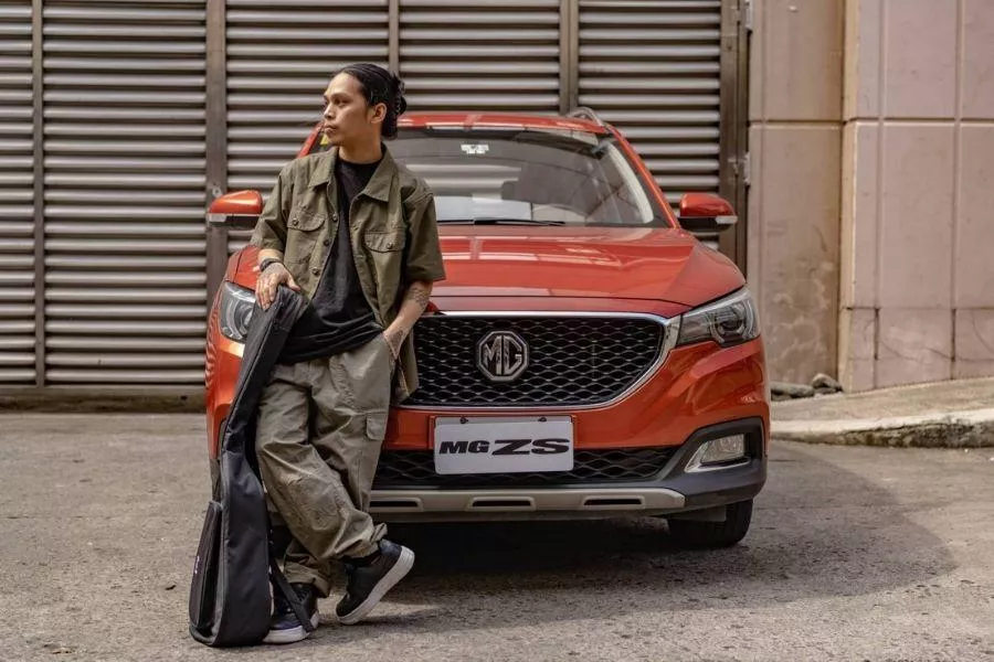 MG ZS subcompact crossover with hip-hop star CLR