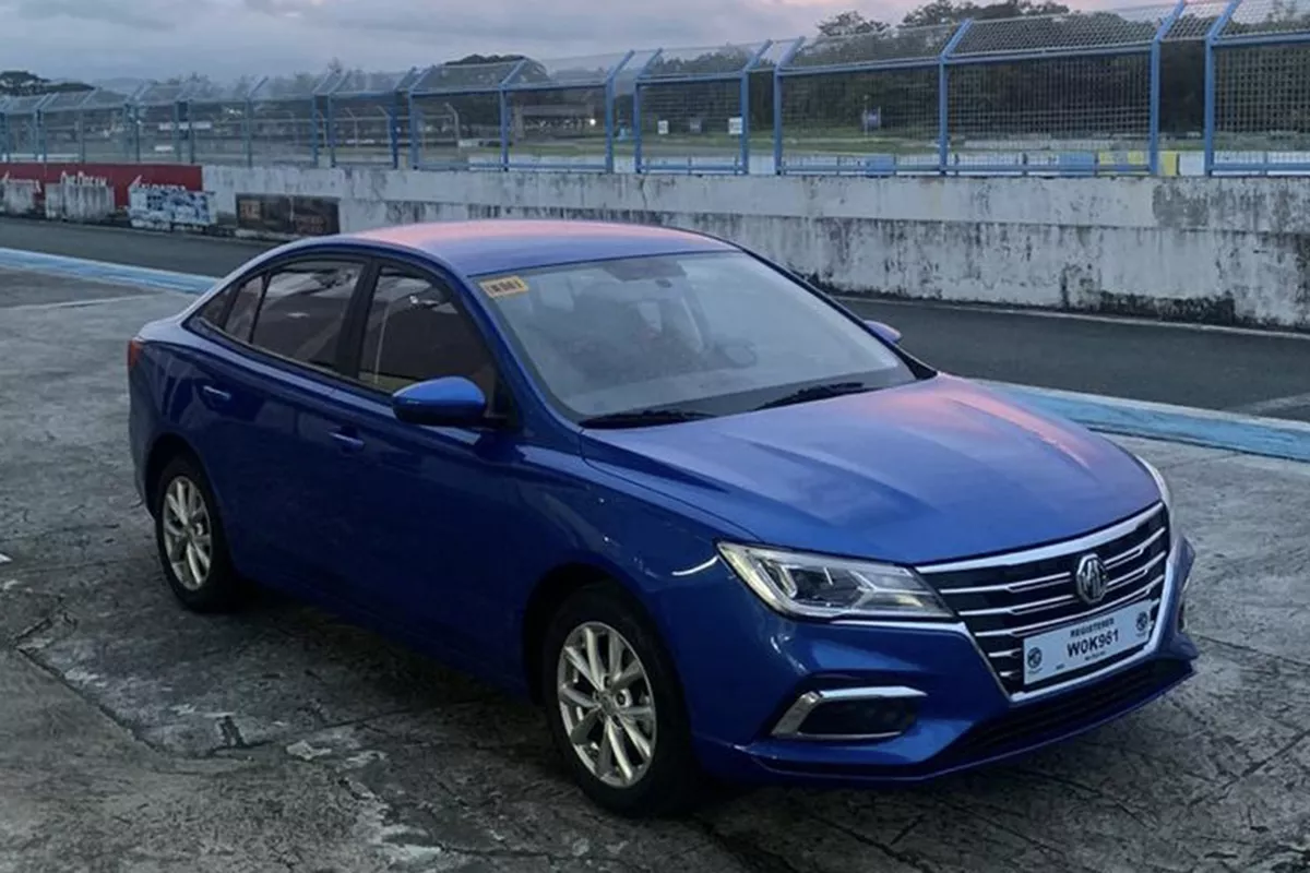 A picture of the MG 5 at Clark Speedway