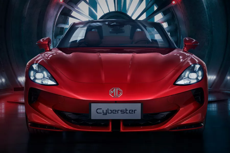 MG Cyberster front view