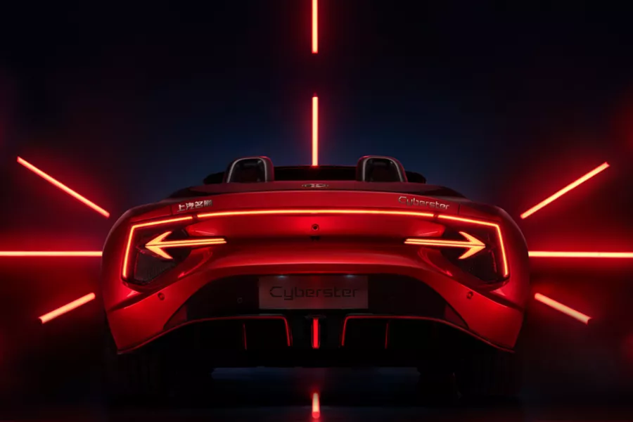 MG Cyberster rear view