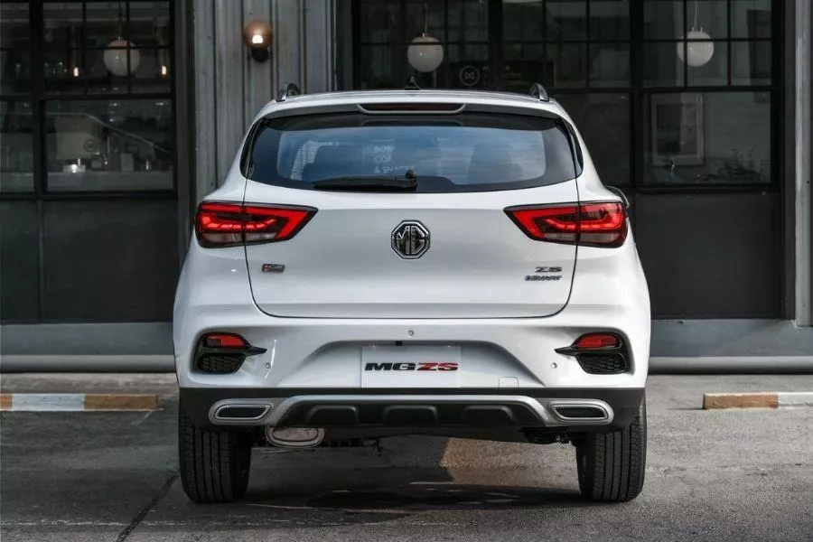 MG ZS rear view