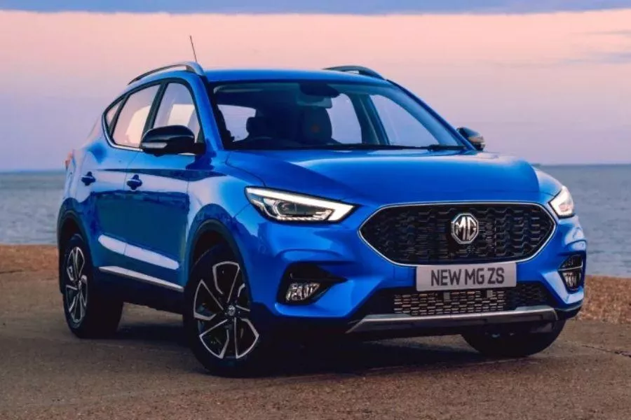 MG ZS facelift front view