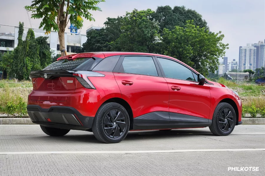 From the rear From the rear