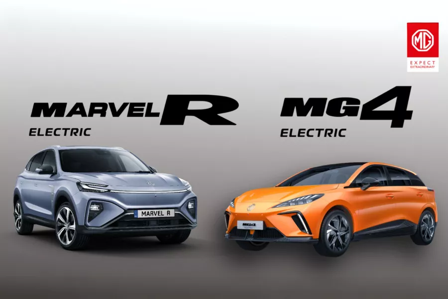 The MG Marvel R and MG 4 EV