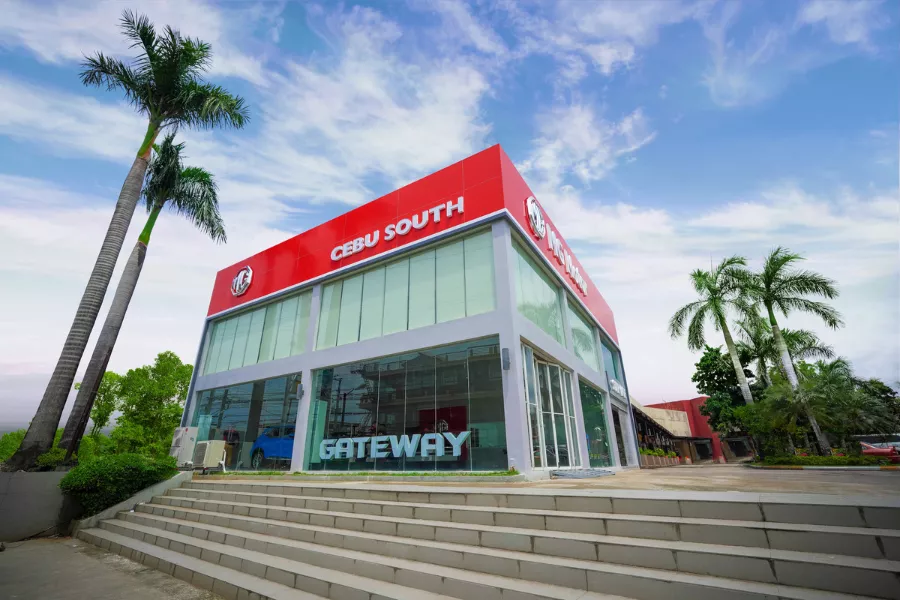 A picture of the new MG Cebu South Dealership