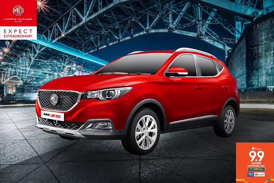 A picture of the MG ZS 