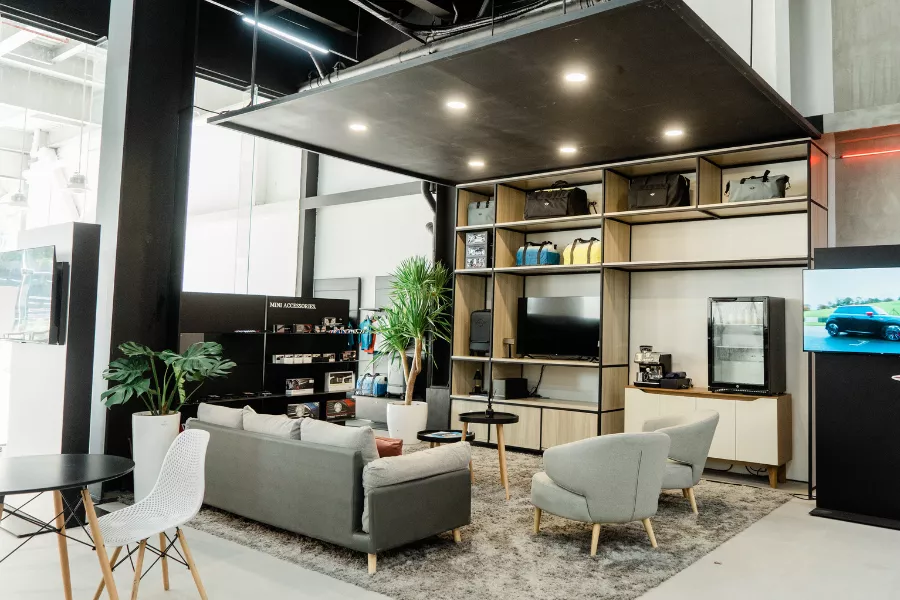 A picture of the Mini BGC lounge