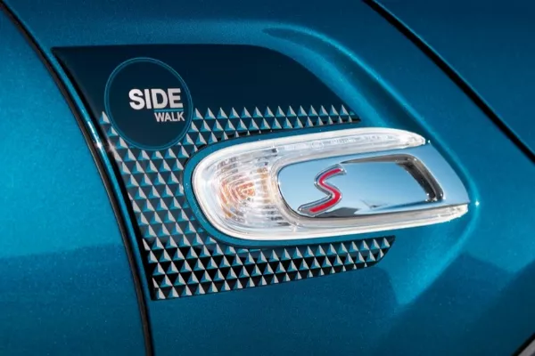 The Sidewalk edition badge on the side