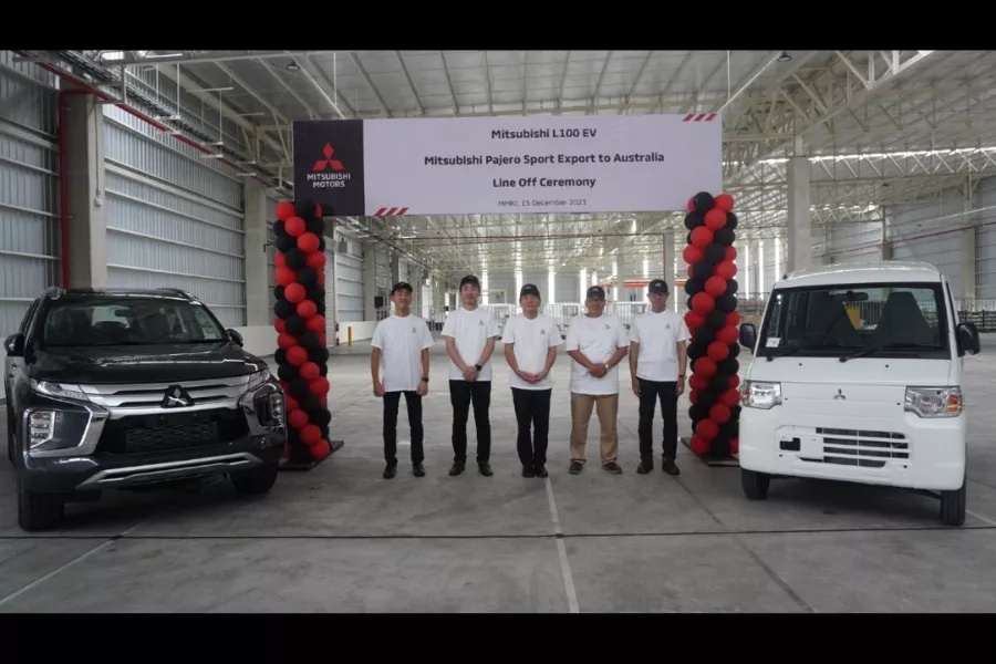 The L100 EV will be built at the PT Mitsubishi Motors Krama Yudha Indonesia factory