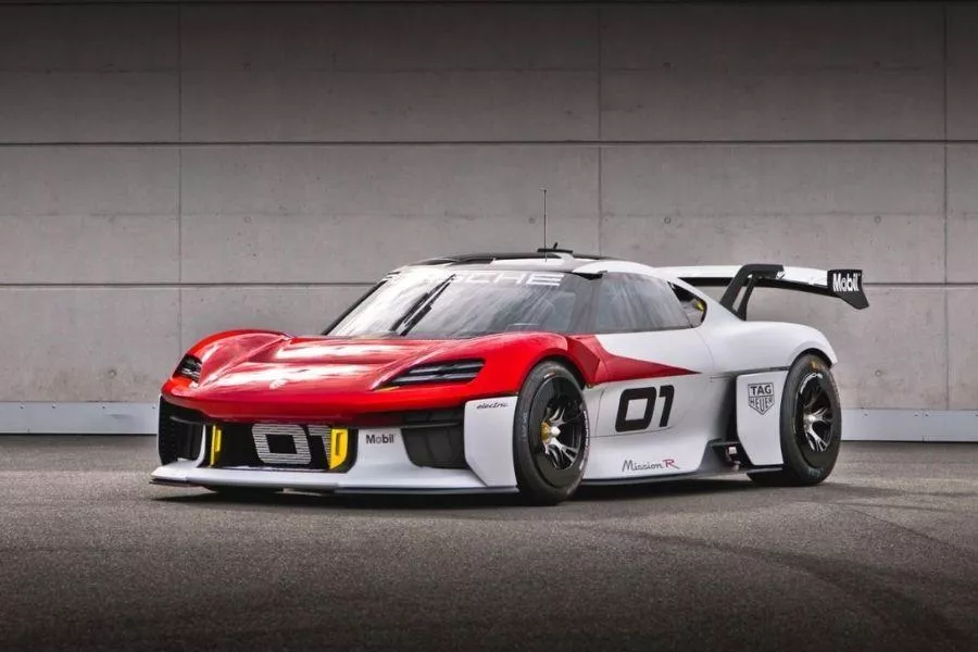 A picture of the Porsche Mission R concept