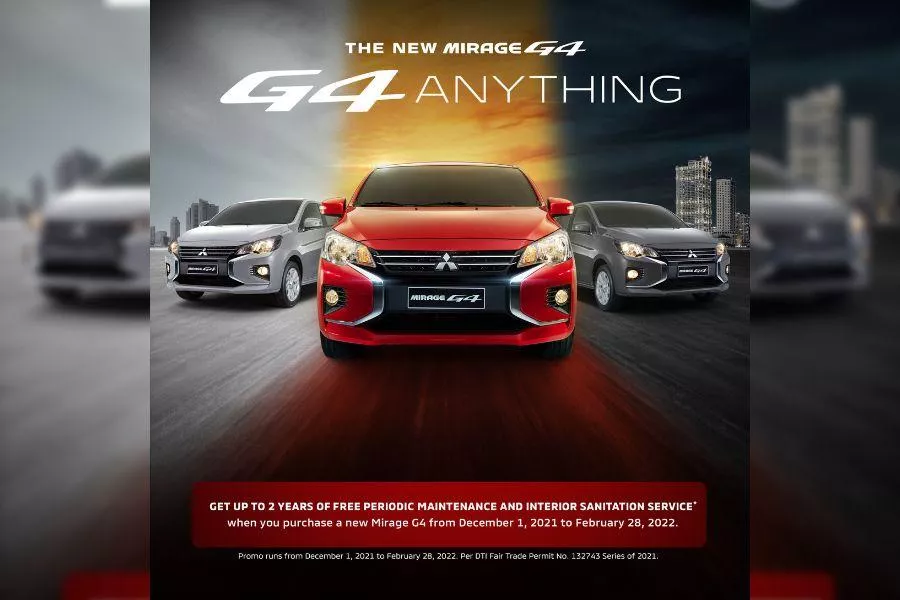 Mitsubishi Mirage G4 promo