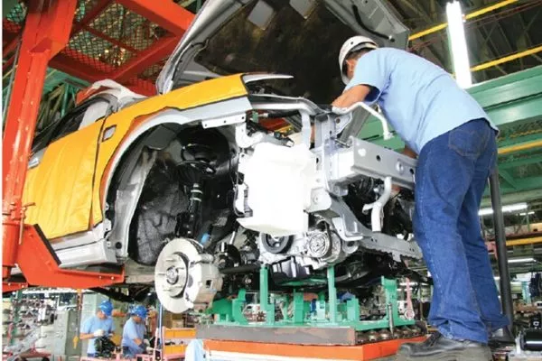 Mitsubishi car assembly